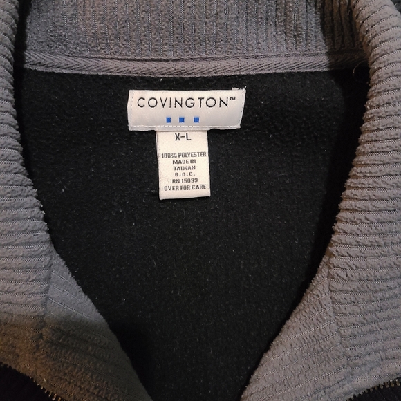 Covington XL black sweater jacket - Picture 2 of 3